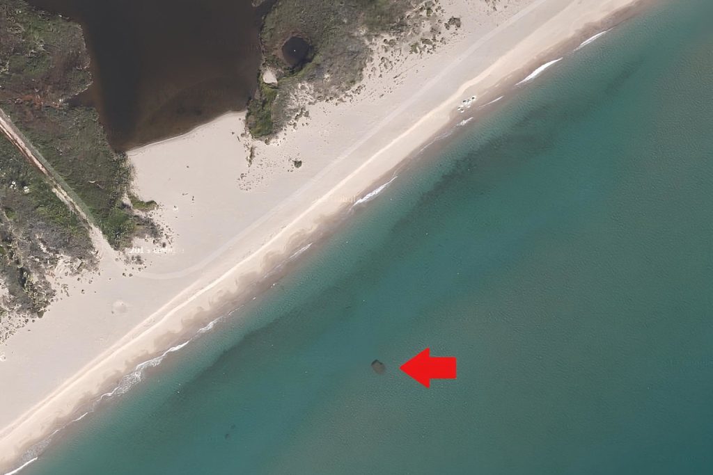 Búnquer de l'estany de la Magarola del Prat (Google Maps)
