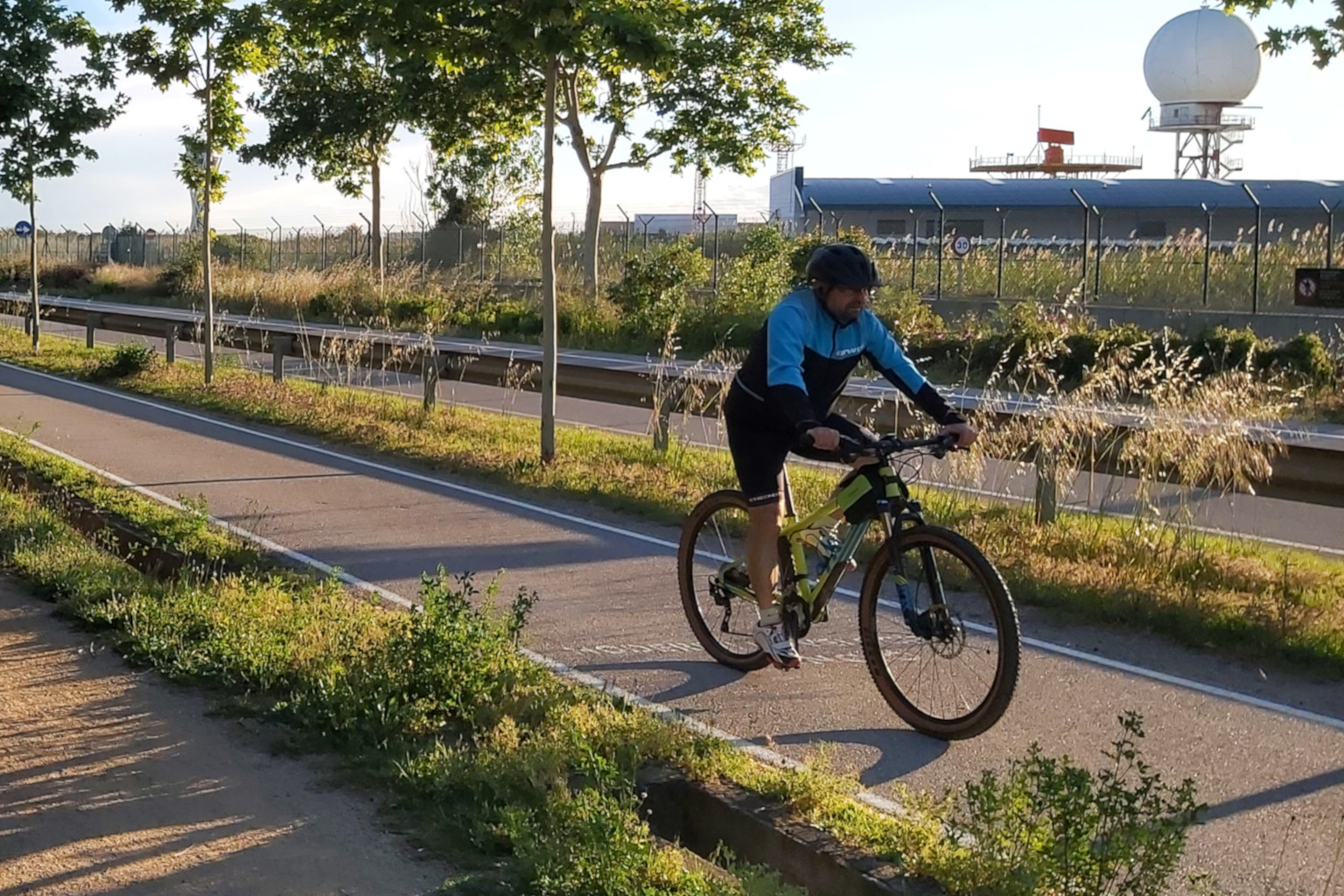 Carril bici de la platja del Prat