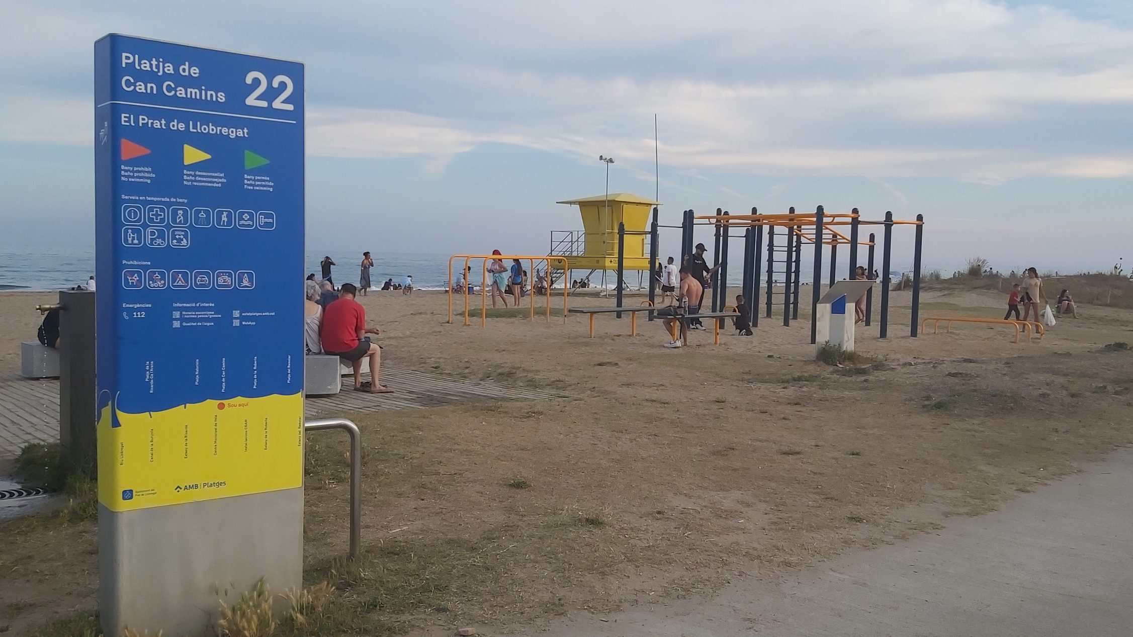 Accés 22 a la Platja de Can Camins