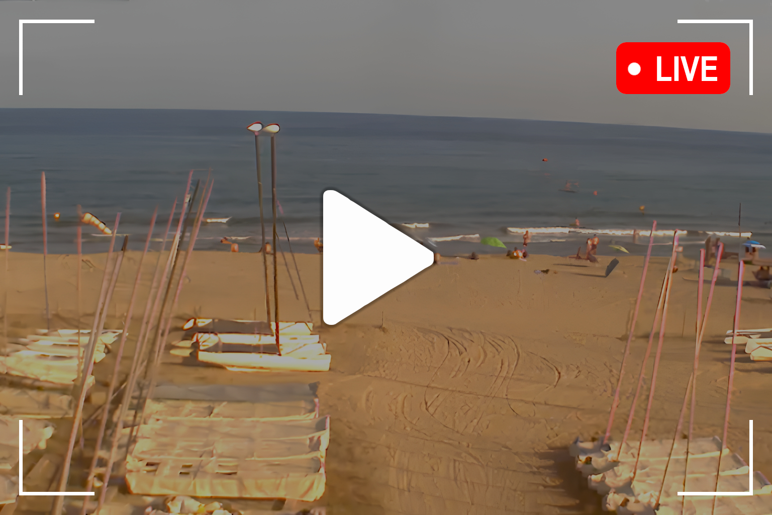 Webcam de la Platja del Prat de Llobregat